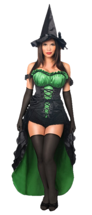 An Seductively Beautiful Sexy Witch