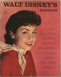  Annette Funnicello On The Cover Of 迪士尼 Magazine