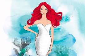  Ariel Inspired Wedding Dress