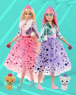  Barbie Princess Adventure - Barbie & uri ng bulaklak mga manika