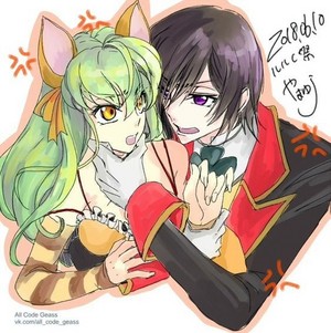  C.C. and Lelouch💖