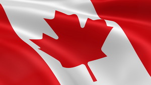  Canadian Waving Flag