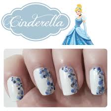 Cinderella Inspired Nail Art