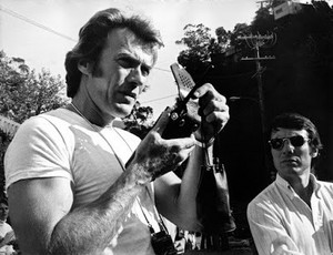  Clint behind the scenes of Breezy (1973)