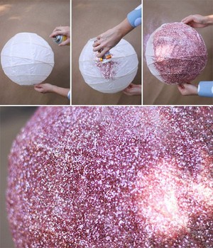  DIY- Glitter Disco Balls
