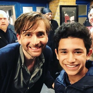  David and a young fan