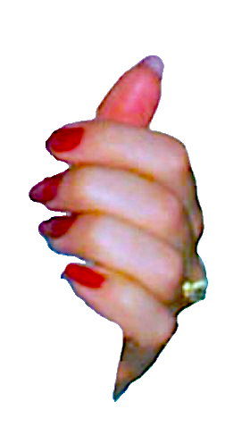 Debbie's Red Nails