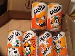  디즈니 Character Fanta Soda Cans