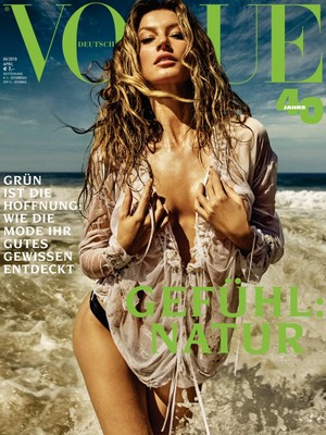  Gisele Bündchen Covers Vogue Germany [April 2019]
