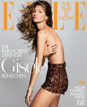  Gisele covers Elle US Conservation Issue [July 2019]