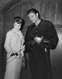  Guy Williams And His Daughter On The Set Of Zorro