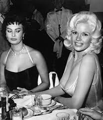 Jayne Mansfield And Sophia Loren