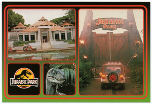  Jurassic Park Postcard