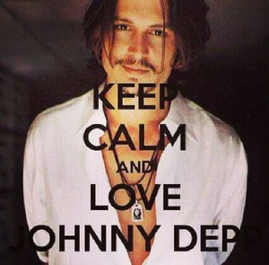  Keep Calm And Amore Johnny Depp🖤