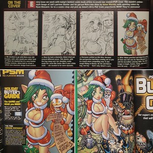  Jak and Daxter with Keira Hagai Santa Outfit (Holiday PSM Magazine)