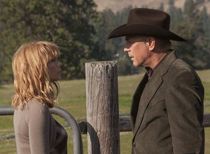 Kevin Costner as John Dutton in Yellowstone: No Good Horses
