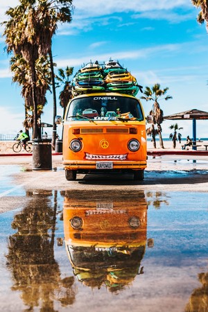  Microbus with Surfboards [Summer]