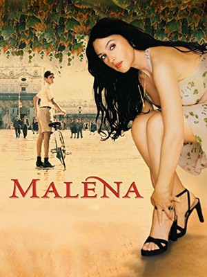  Monica Bellucci and Giuseppe Sulfaro in Malèna - Poster