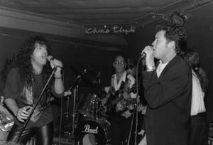  Paul Stanley and Paul Young ~New York 1989 (China Club)