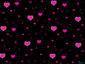  merah jambu Hearts