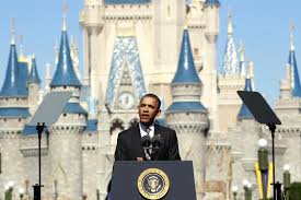  President Barack Obama ডিজনি World 2012