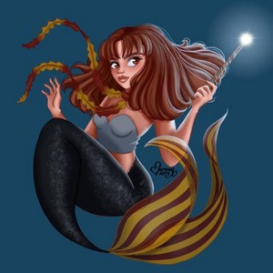  Sirena con bacchetta magica
