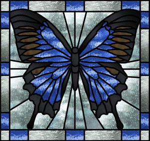 The Beauty of Stained Glass Art (Memengwaa / Butterfly)