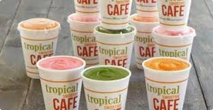  Tropical льстец, смузи Cafe Promo Ad