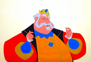  Walt डिज़्नी Production Cels - King Hubert