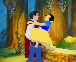 Walt Disney Production Cels - The Prince & Princess Snow White