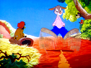  Walt Disney Screencaps - The Tar Baby, Br'er Rabbit, Br'er menanggung, bear & Br'er fox