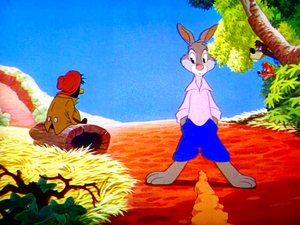  Walt Disney Screencaps - The Tar Baby, Br'er Rabbit, Br'er orso & Br'er volpe