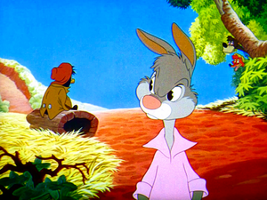  Walt disney Screencaps - The Tar Baby, Br'er Rabbit, Br'er urso & Br'er raposa