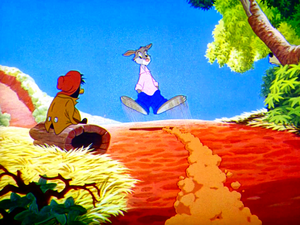  Walt 디즈니 Screencaps - The Tar Baby, Br'er Rabbit & Br'er 곰
