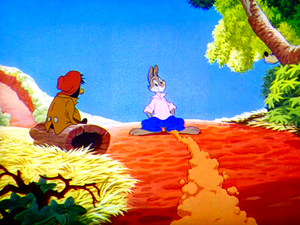  Walt Disney Screencaps - The Tar Baby, Br'er Rabbit & Br'er orso