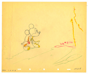  Walt 디즈니 Sketches - Mickey 쥐, 마우스