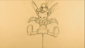  Walt 디즈니 Sketches - Pinocchio
