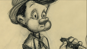  Walt 디즈니 Sketches - Pinocchio