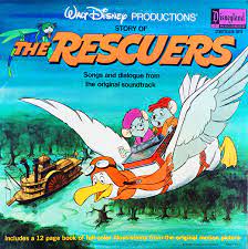  The Rescuers Storybook And Record Set