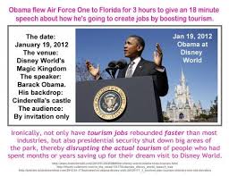  Barak Obama Clipping Disney World 2012