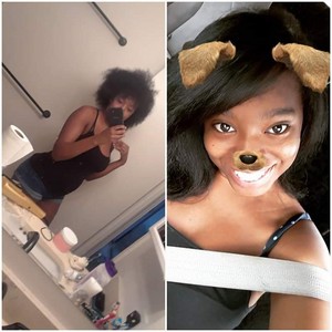 Before/After I Got My Hair Silk Pressed and Trimmed 💁🏾‍♀️💇🏾‍♀️ 