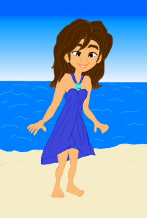  Ava Hearthstone de praia, praia Outfit.