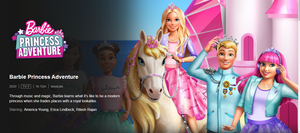  바비 인형 Princess Adventure on Netflix