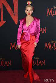 Christina Aguilera 2020 Disney Movie Premiere Of Mulan