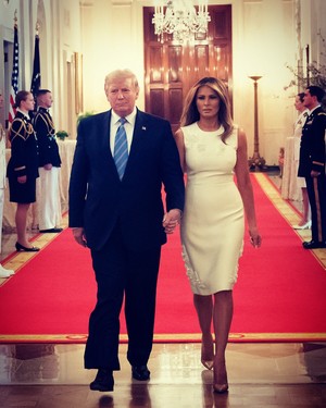  Donald and Melania Trump