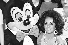  Elizabeth Taylor And Mickey topo, mouse