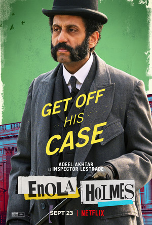 Enola Holmes (2020) Poster - Adeel Akhtar as Inspector Lestrade