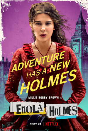 Enola Holmes (2020) Poster - Millie Bobby Brown as Enola Holmes