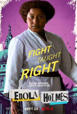 Enola Holmes (2020) Poster - Susan Wokoma as Edith Grayston