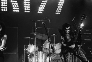  Gene ~Detroit, Michigan...September 28, 1974 (KISS Tour)